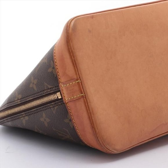 Louis Vuitton Alma Pm Brown Monogram Canvas Tote - Picture 4 of 9